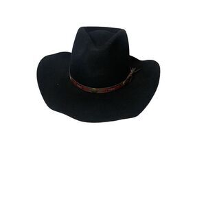 Beaver Brand Men’s Western Wool Fur Felt Cowboy Hat Size 7 1/8